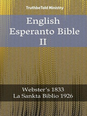 cover image of English Esperanto Bible II